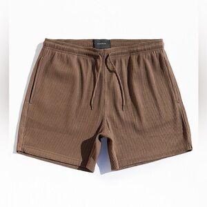 PacSun Brown Ribbed Shorts